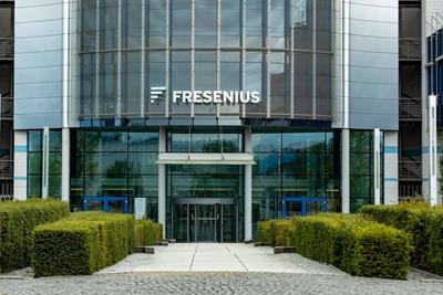 Bad Homburg vor der H?he, Fresenius Medical Care in der Else-Kr?ner-Stra?e 1, 61352 Bad Homburg vor der H?he, 19.04.2020-stock-photo