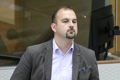 Daniel Roi AfD Sachsen Anhalt Sitzung im Landtag von Sachsen Anhalt in Magdeburg Fotografiert-stock-foto