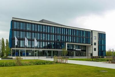 Bad Homburg vor der H?he, Fresenius Medical Care in der Else-Kr?ner-Stra?e 1, 61352 Bad Homburg vor der H?he, 19.04.202-stock-photo