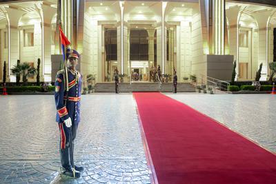 Iranian President Masoud Pezeshkian attent the D8 Summit for Economic Cooperation-stock-photo