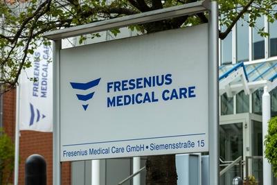 Bad Homburg vor der H?he, Fresenius Medical Care in der Siemensstr 15, 19.04.2020, Fresenius Medical Care , Bad Homburg-stock-photo