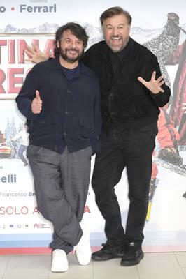 Lillo Pasquale Petrolo, Christian De Sica-stock-foto
