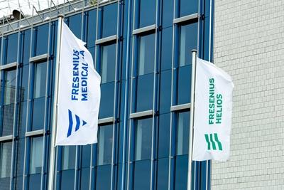 Bad Homburg vor der H?he, Fresenius Medical Care in der Else-Kr?ner-Stra?e 1, 61352 Bad Homburg vor der H?he, 19.04.202-stock-photo