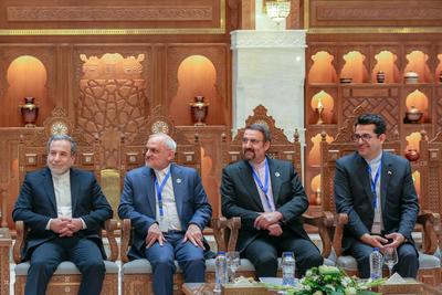 Iranian President Masoud Pezeshkian attent the D8 Summit for Economic Cooperation-stock-photo