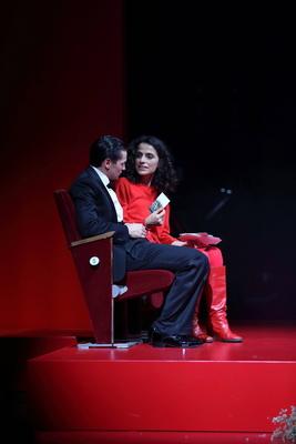 Maxim Gorki Theater Berlin Vatermal-stock-foto