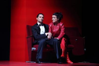 Maxim Gorki Theater Berlin Vatermal-stock-foto