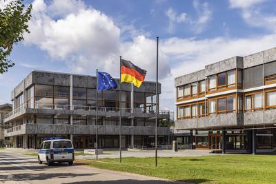 Bundesverfassungsgericht Karlsruhe. BVG. // 06.09.2022: Deutschland, Baden-W?rttemberg, Karlsruhe. *** Federal Constitut-stock-photo