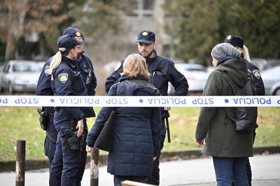 Zagreb, 201224. Knife attack in Precko elementary school in Zagreb. A young male attacked a teacher and students with a knife. Photo: Damir Krajac / CROPIX Zagreb Croatia Copyright: xxDamirxKrajacx napad_skola_precko63-201224-stock-foto