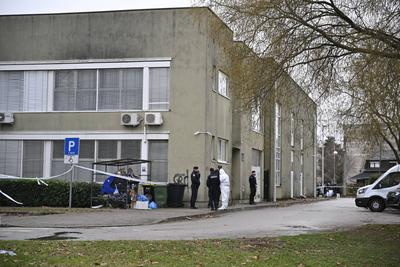 Croatia, Zagreb, 201224. Knife attack in Precko elementary school in Zagreb. A man attacked a teacher and students at sc-stock-foto