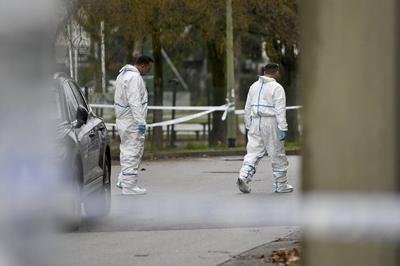 Croatia, Zagreb, 201224. Knife attack in Precko elementary school in Zagreb. A young male attacked a teacher and student-stock-photo
