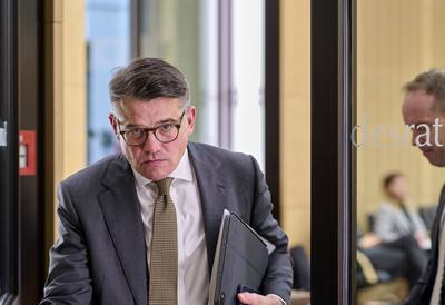 1050. Sitzung des Bundesrates -   Boris Rhein-stock-foto
