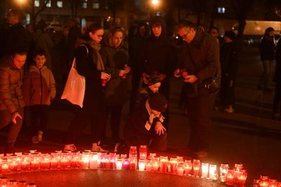 Croatia, Zagreb, 201224. Knife attack in Precko elementary school in Zagreb. A man attacked a teacher and students at sc-stock-foto