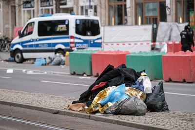 Mindestens fuenf Tote bei Anschlag auf Weihnachtsmarkt in Magdeburg-stock-foto