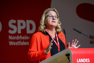 Landesdelegiertenkonferenz der NRWSPD --stock-foto