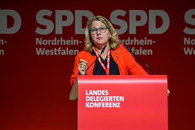 Landesdelegiertenkonferenz der NRWSPD --stock-foto