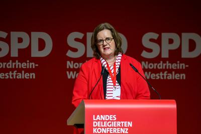 Landesdelegiertenkonferenz der NRWSPD --stock-foto