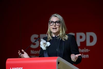 Landesdelegiertenkonferenz der NRWSPD --stock-foto