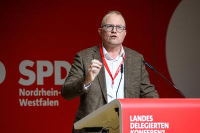Landesdelegiertenkonferenz der NRWSPD --stock-foto