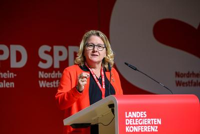Landesdelegiertenkonferenz der NRWSPD --stock-foto
