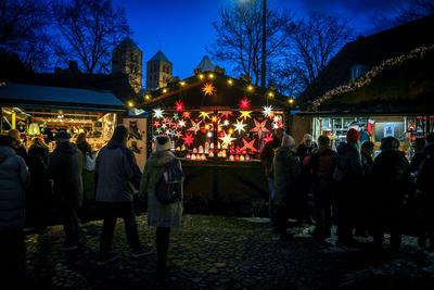 Weihnachtsm?rkte in M?nster --stock-photo