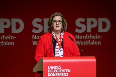 Landesdelegiertenkonferenz der NRWSPD --stock-foto
