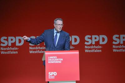 Landesdelegiertenkonferenz der NRWSPD --stock-foto