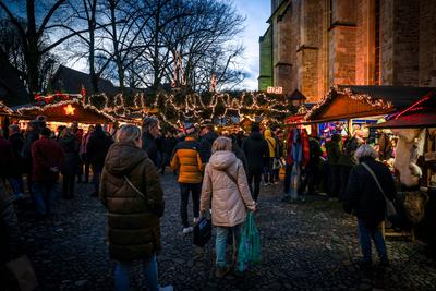 Weihnachtsm?rkte in M?nster --stock-photo