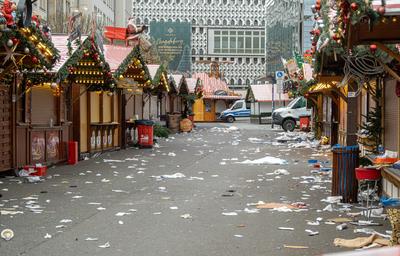 Fuenf Tote bei Anschlag auf Weihnachtsmarkt in Magdeburg-stock-foto
