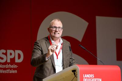 Landesdelegiertenkonferenz der NRWSPD --stock-foto