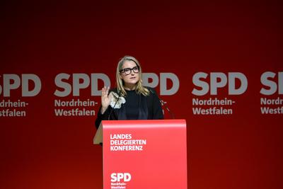 Landesdelegiertenkonferenz der NRWSPD --stock-foto