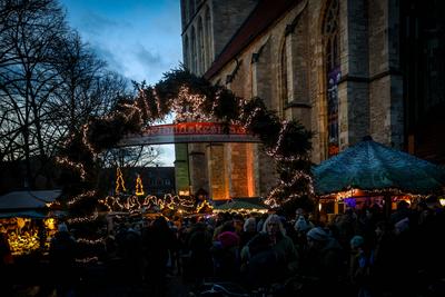 Weihnachtsm?rkte in M?nster --stock-photo