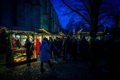 Weihnachtsm?rkte in M?nster --stock-photo