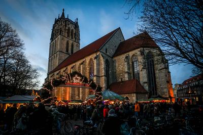 Weihnachtsm?rkte in M?nster --stock-photo