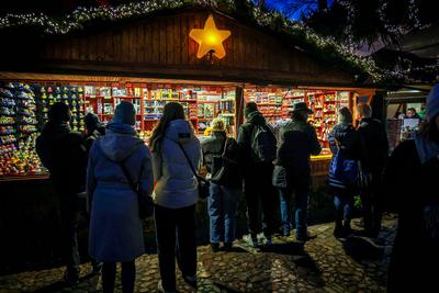 Weihnachtsm?rkte in M?nster --stock-photo