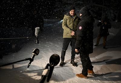 Finland's PM Petteri Orpo hosts meeting in Finnish Lapland-stock-foto