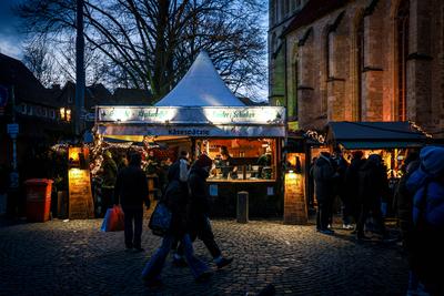 Weihnachtsm?rkte in M?nster --stock-photo