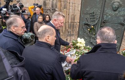 Mindestens fuenf Tote bei Anschlag auf Weihnachtsmarkt in Magdeburg-stock-foto