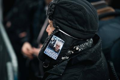 Paul Watson celebre sa liberation a Paris-stock-photo