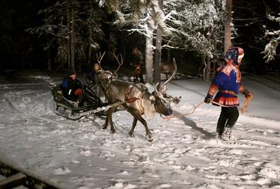 Finland's prime minister Petteri Orpo hosts meeting in Finnish Lapland-stock-foto