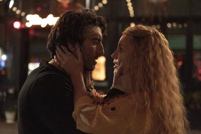 Blake Lively and Justin Baldoni USA. Blake Lively and Justin Baldoni in (C) Sony Pictures Releasing film, It Ends with U-stock-foto