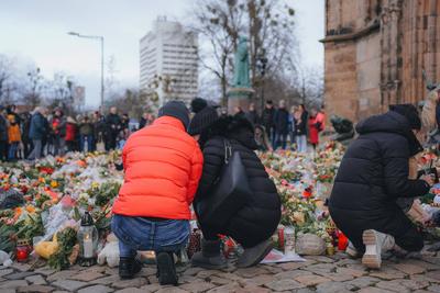 Anschlag auf den Magdeburger Weihnachtsmarkt, Sachsen-Anhalt, 20.12.2024-stock-photo