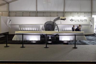 ILA Berlin 2024 - Internationale Luft- und Raumfahrtausstellung Der Lilium Jet ist ein in Entwicklung befindliches 36-mo-stock-foto