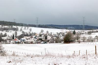 Winter im Siegerland-stock-foto