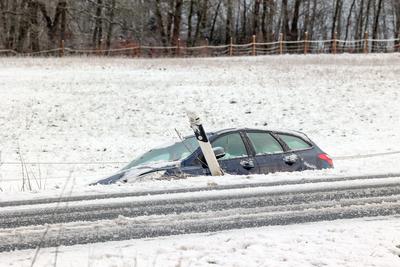 Winter im Siegerland-stock-foto