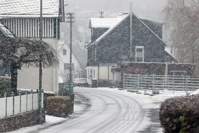 Winter im Siegerland-stock-foto