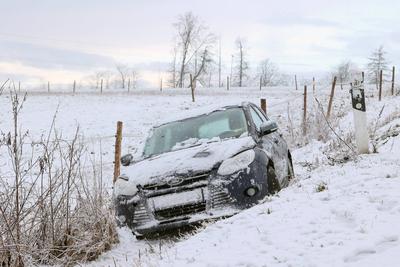 Winter im Siegerland-stock-foto