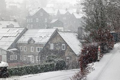 Winter im Siegerland-stock-foto