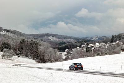 Winter im Siegerland-stock-foto