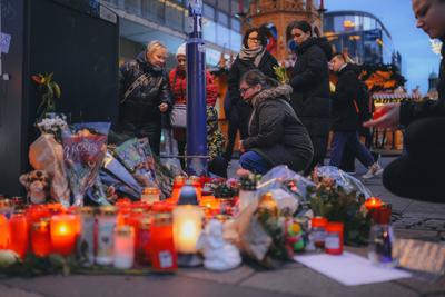 Anschlag auf den Magdeburger Weihnachtsmarkt, Sachsen-Anhalt, 20.12.2024-stock-foto
