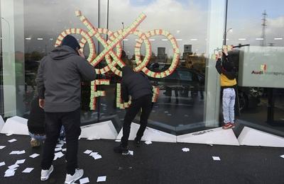 Closure Of The Audi Forest Site 23/12/2024-stock-photo